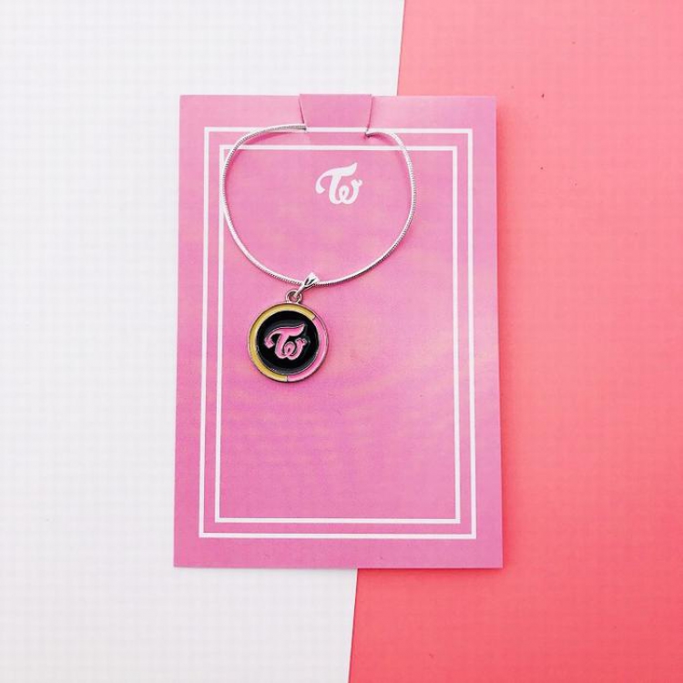 TWICE Korean star Necklace pendant 7.5X11CM 20G  price for 5 pcs