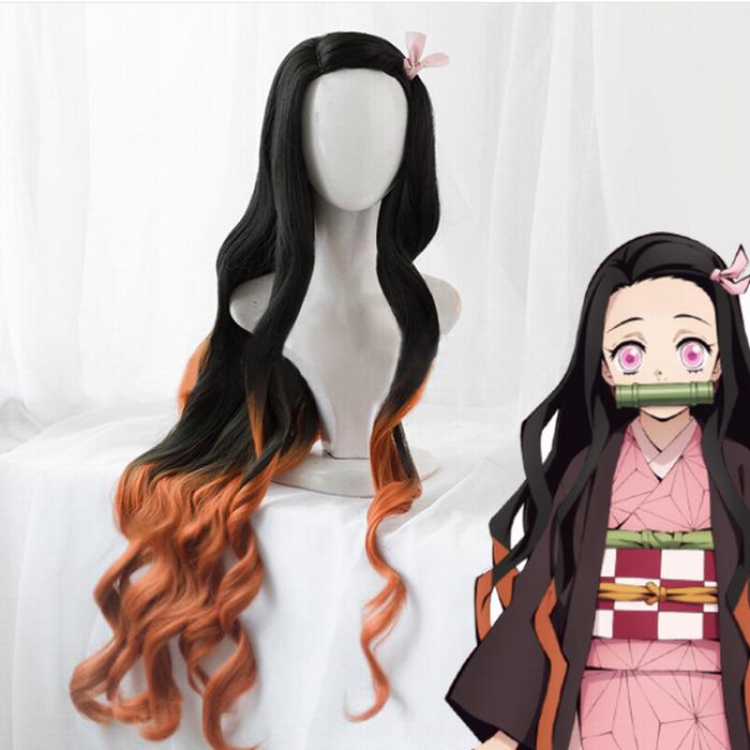 Demon Slayer Kimets Kamado Nezuko cospaly wig