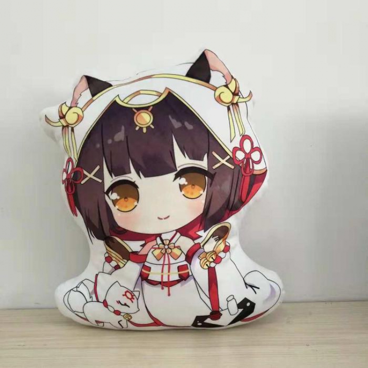 Azur Lane Nagato Full color plush shaped pillow 45CM 0.5KG