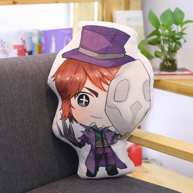 Identity V Jack Purple hat Full color plush shaped pillow 45CM 0.8KG(Can be customized for a single model)