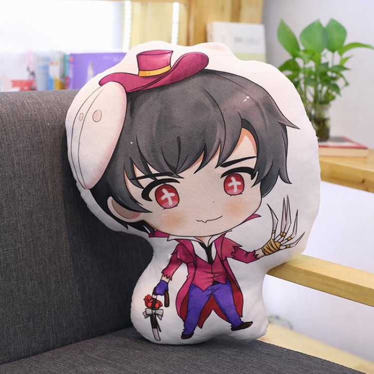 Identity V Jack Red hat Full color plush shaped pillow 45CM 0.8KG(Can be customized for a single model)