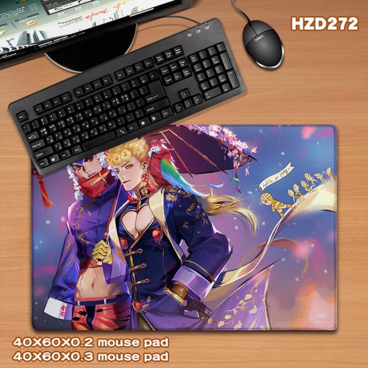 JoJos Bizarre Adventure Rubber Desk mat mouse pad 40X60CM HZD272