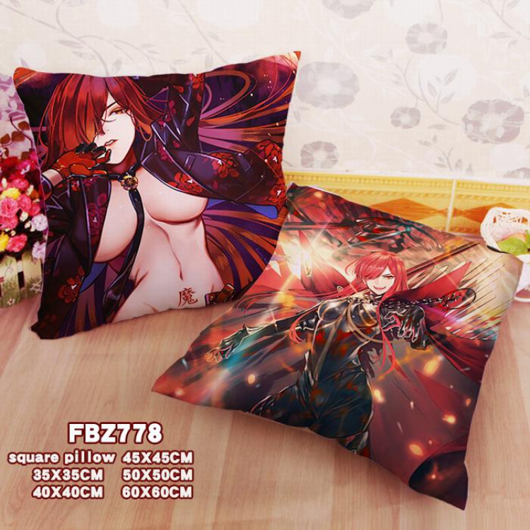 Fate grand order Square universal double-sided full color pillow cushion 45X45CM-FBZ778