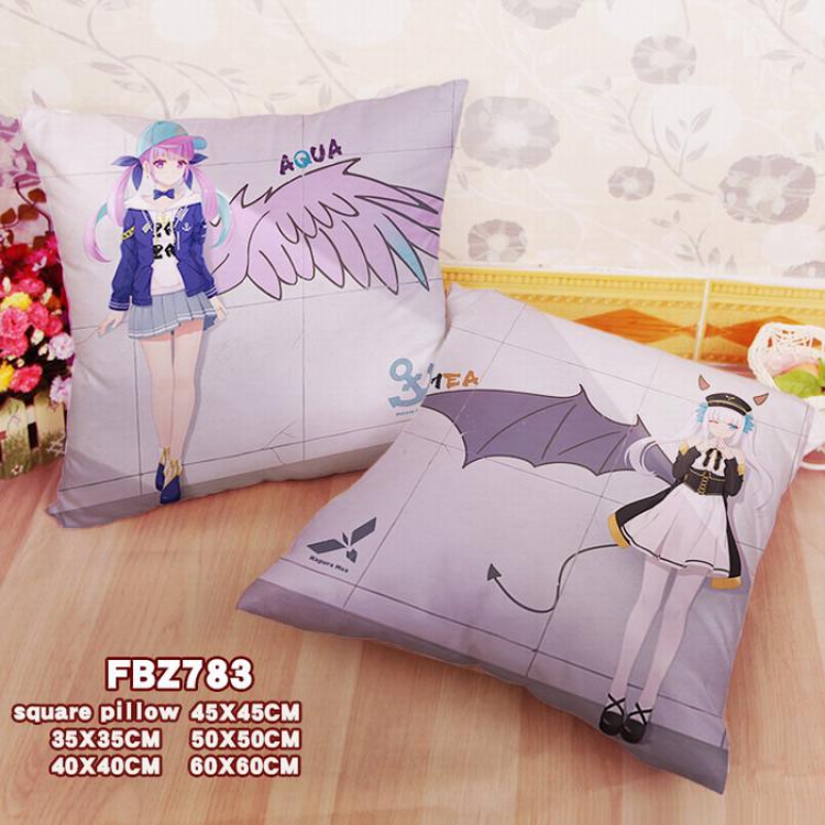 Aqua Square universal double-sided full color pillow cushion 45X45CM-FBZ783