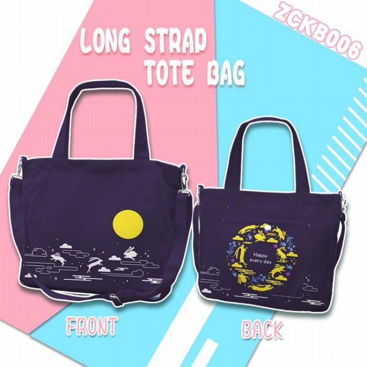 Mid autumn Personality Long Strad Tote Bag 33X33CM (Can be customized for a single model)ZCKB006