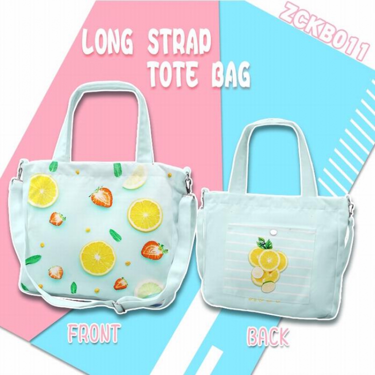 lemon Long Strad Tote Bag 33X33CM (Can be customized for a single model)ZCKB011