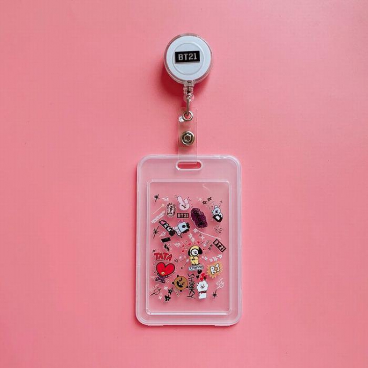 Comic BT21 Korean stars around the same paragraph With clip-on stretchable ferrule 10X6.5CM 26.5G price for 5 pcs