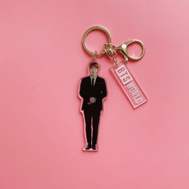 BTS JIN Keychain key chain pendant 9.5CM 23G price for 5 pcs