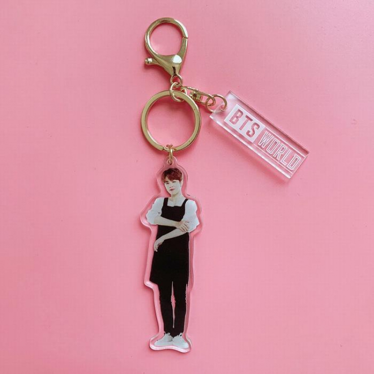 BTS JIMIN Keychain key chain pendant 9.5CM 23G price for 5 pcs