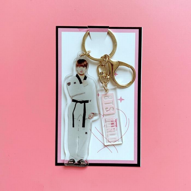 BTS JK Keychain key chain pendant 9.5CM 23G price for 5 pcs