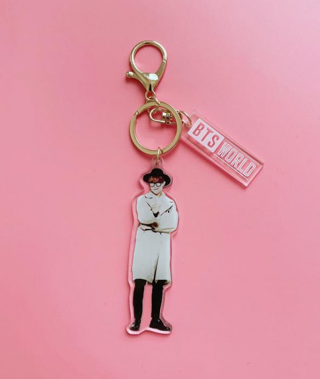 BTS RM Keychain key chain pendant 9.5CM 23G price for 5 pcs