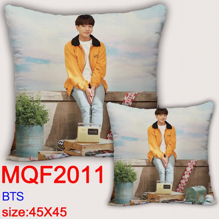 BTS Double-sided full color pillow dragon ball 45X45CM MQF2011