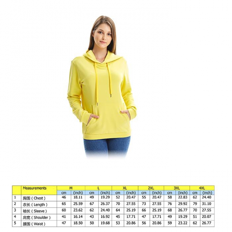 Autumn and winter fashion sweater yellow Cotton patch pocket pullover sweater 6 sizes from M to 4XL