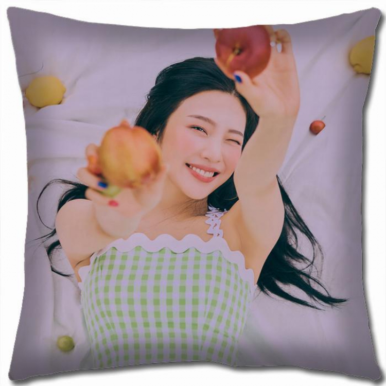Red Velvet Square universal double-sided full color pillow cushion 45X45CM-RV-28 NO FILLING