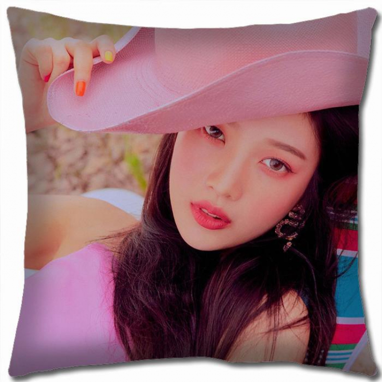 Red Velvet Square universal double-sided full color pillow cushion 45X45CM-RV-30 NO FILLING
