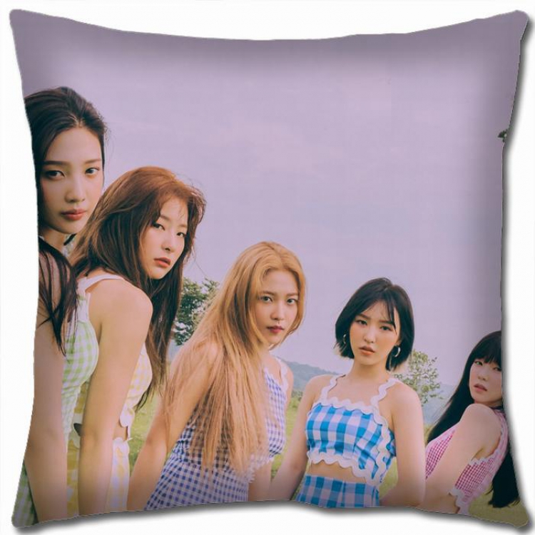 Red Velvet Square universal double-sided full color pillow cushion 45X45CM-RV-44 NO FILLING