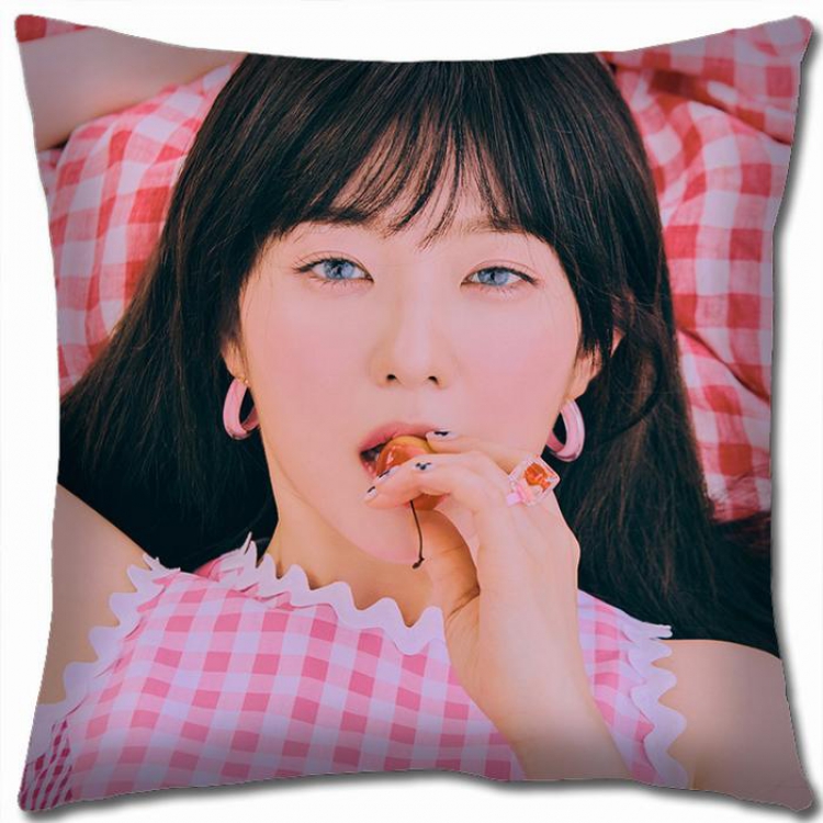 Red Velvet Square universal double-sided full color pillow cushion 45X45CM-RV-40 NO FILLING