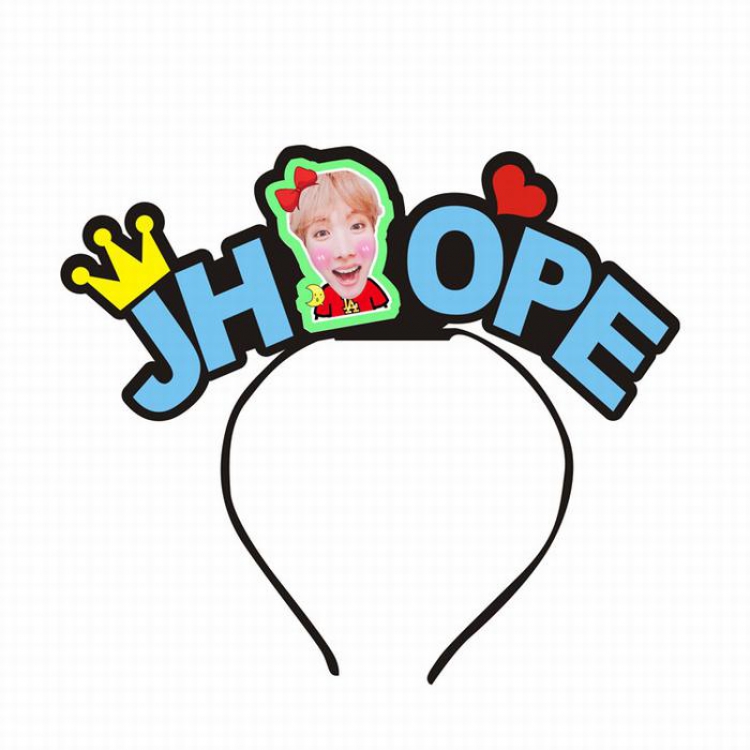 BTS Around the Korean star J-HOPE Headband Personalized text decorations price for 2 pcs