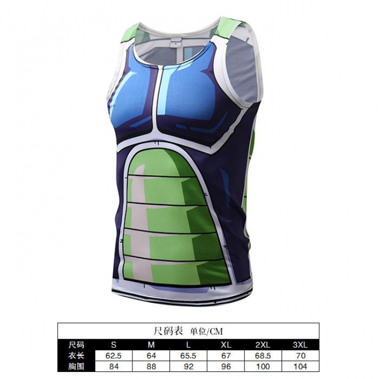 Dragon Ball Cartoon Print Muscle Vest Men's Sports T-Shirt 6 sizes from S to 3XL AF865