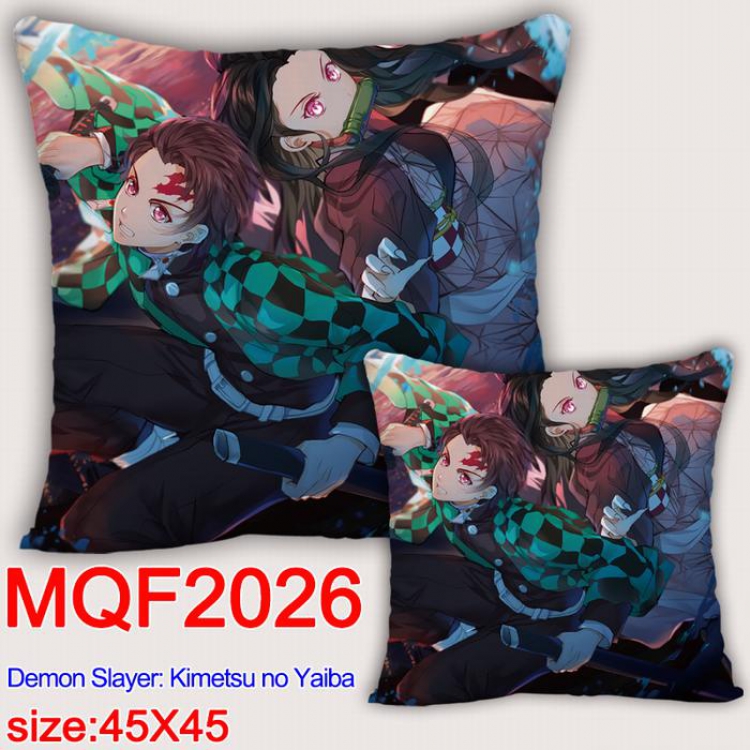 Demon Slayer Kimets Double-sided full color pillow dragon ball 45X45CM MQF 2026