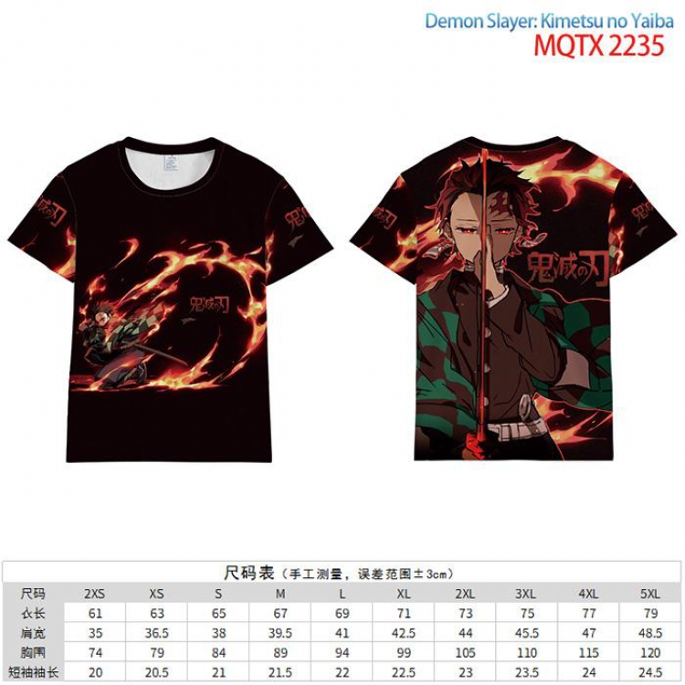 Demon Slayer Kimets Full color short sleeve t-shirt 10 sizes from 2XS to 5XL MQTX-2235