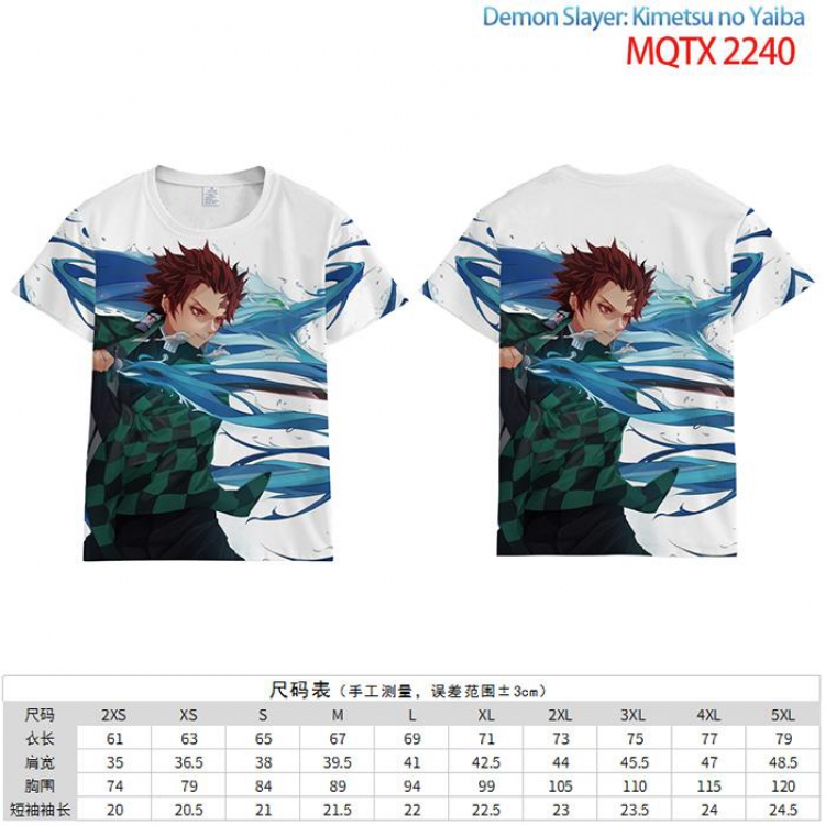 Demon Slayer Kimets Full color short sleeve t-shirt 10 sizes from 2XS to 5XL MQTX-2240
