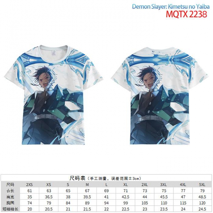 Demon Slayer Kimets Full color short sleeve t-shirt 10 sizes from 2XS to 5XL MQTX-2238