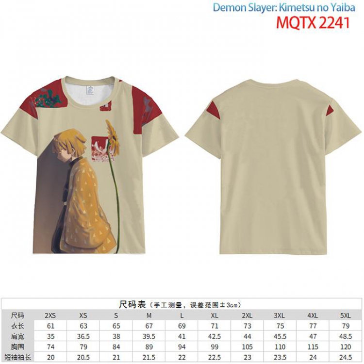 Demon Slayer Kimets Full color short sleeve t-shirt 10 sizes from 2XS to 5XL MQTX-2241