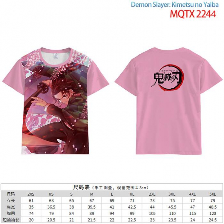 Demon Slayer Kimets Full color short sleeve t-shirt 10 sizes from 2XS to 5XL MQTX-2244