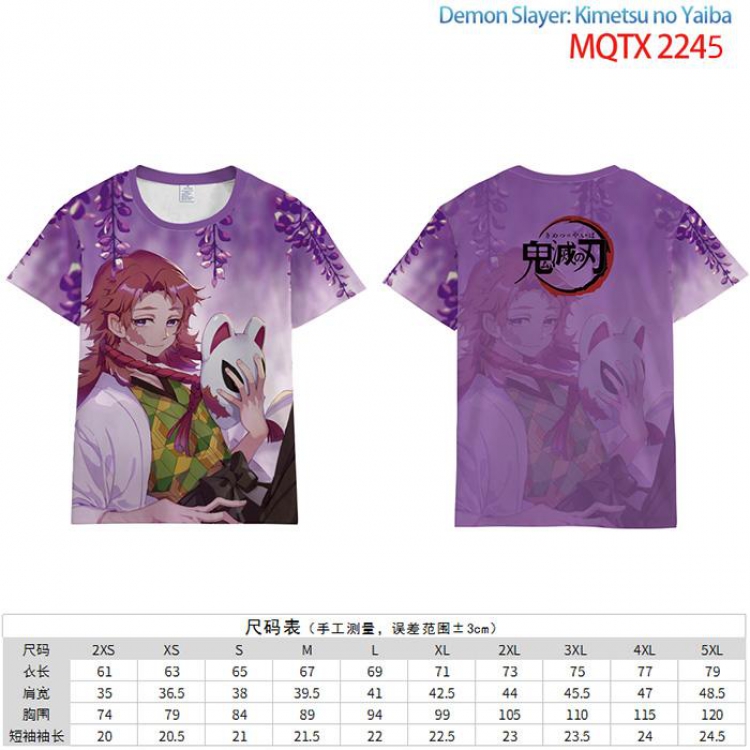 Demon Slayer Kimets Full color short sleeve t-shirt 10 sizes from 2XS to 5XL MQTX-2245