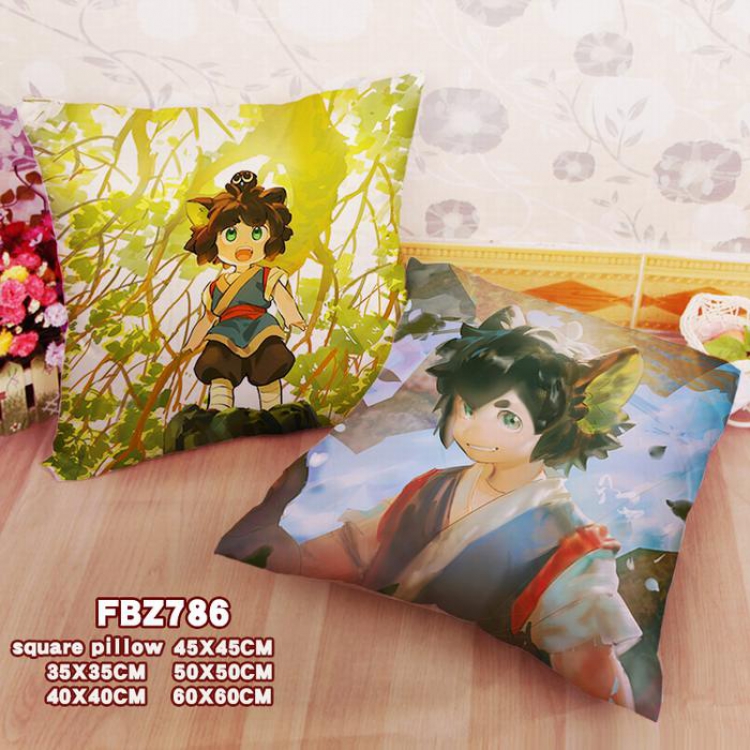 The Legend of LuoXiaohei Double-sided full color pillow cushion 45X45CM-FBZ786