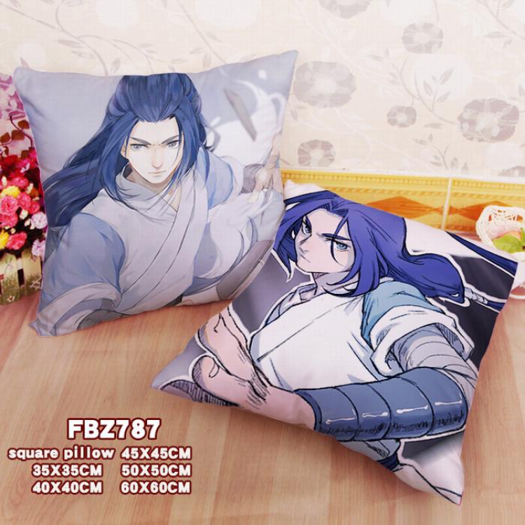 The Legend of LuoXiaohei Double-sided full color pillow cushion 45X45CM-FBZ787