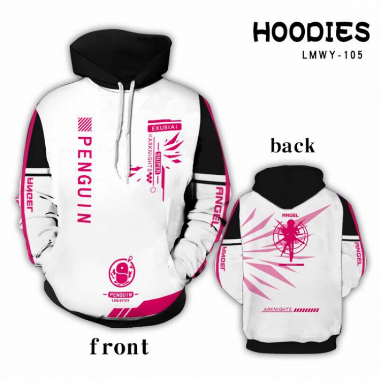 Arknights Full color Hooded Long sleeve Hoodie S M L XL XXL XXXL preorder 2 days LMWY105