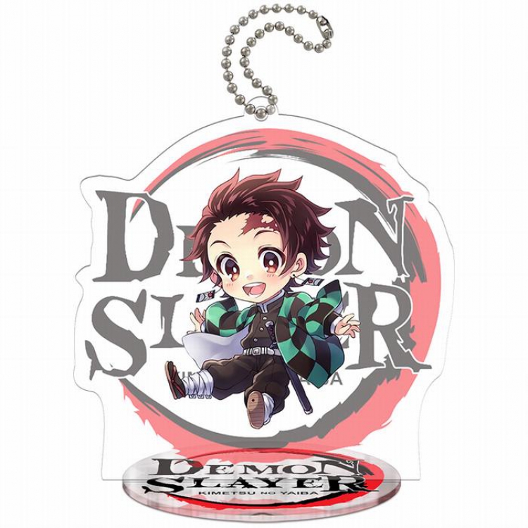 Demon Slayer Kimets Kamado Tanjirou Q Edition Acrylic keychain pendant 9-10CM