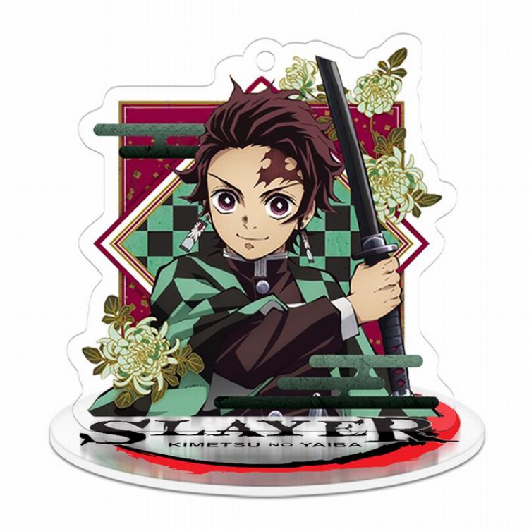 Demon Slayer Kimets Kamado Tanjirou Acrylic keychain pendant 9-10CM