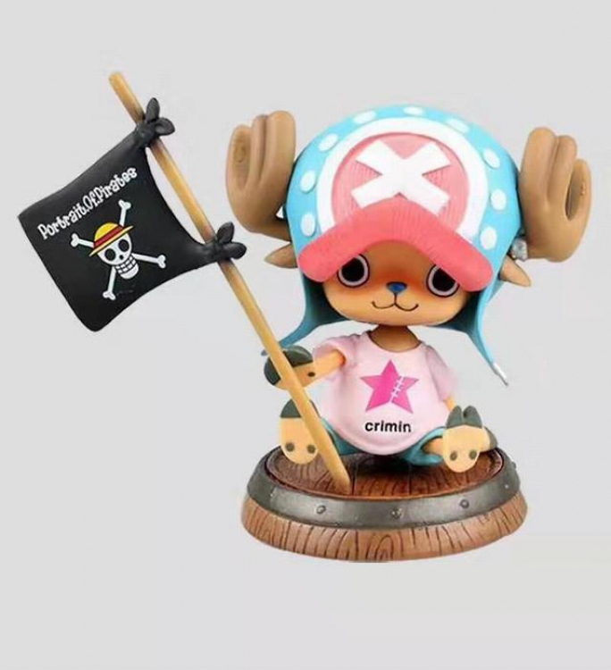 One Piece Chopper red Boxed Figure Decoration Model 10CM 153G