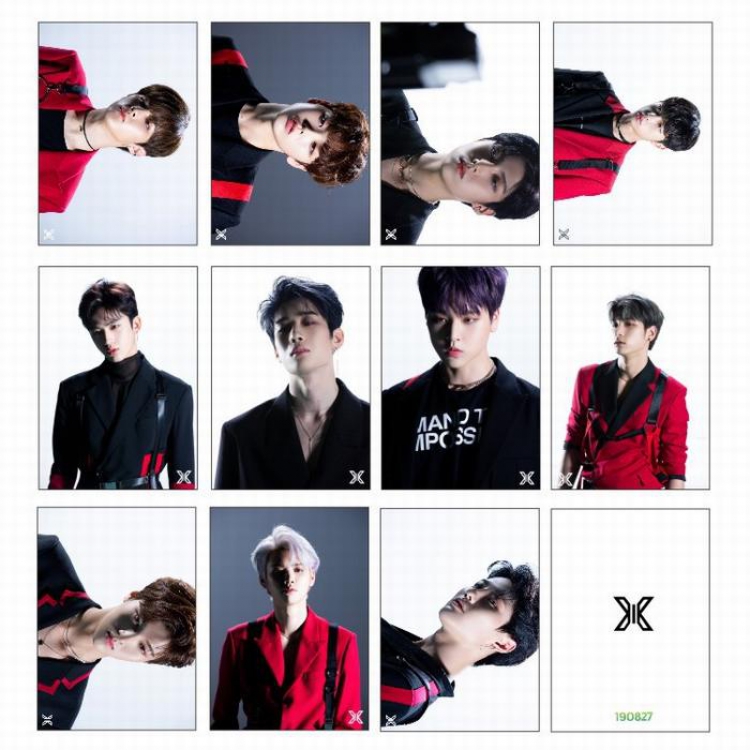 Produce×101 X ONE Photo card a Set of eleven 64X90MM 25G price for 10sets Style-D
