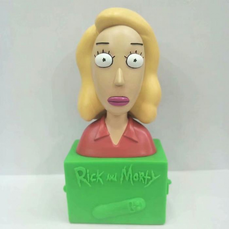 Rick and Morty Beth Bust resin statue Boxed Figure Decoration Model Style C