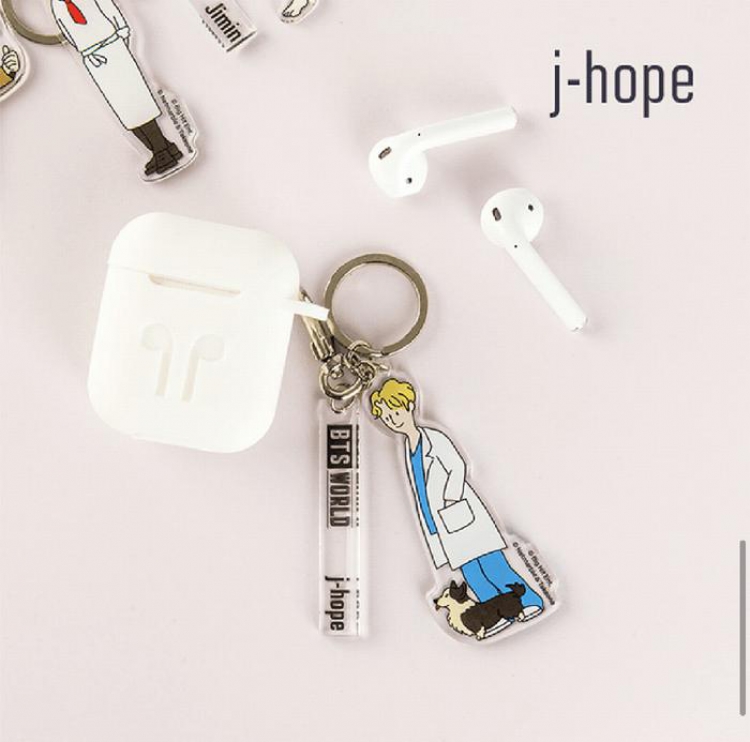 BTS Korean Celebrity J-HOPE Acrylic keychain pendant 85CM 约20G price for 5 pcs