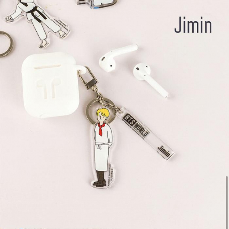 BTS Korean Celebrity JIMIN Acrylic keychain pendant 85CM 约20G price for 5 pcs