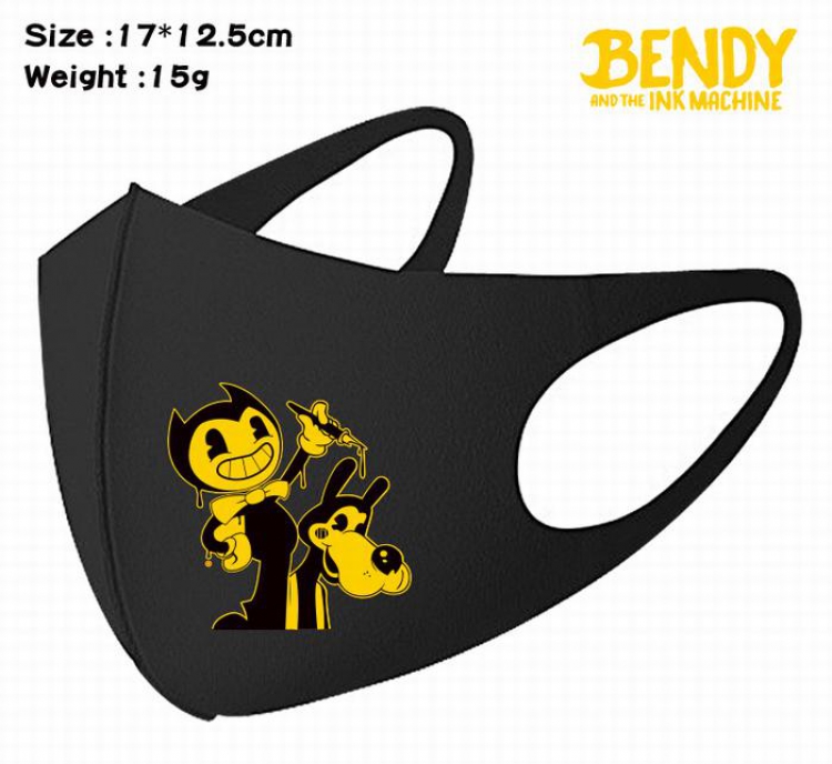 Bendy-4A Black Anime color printing windproof dustproof breathable mask price for 5 pcs