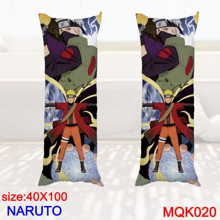 Naruto  MQK 020 Full Color Double sided Long pillow 100X40