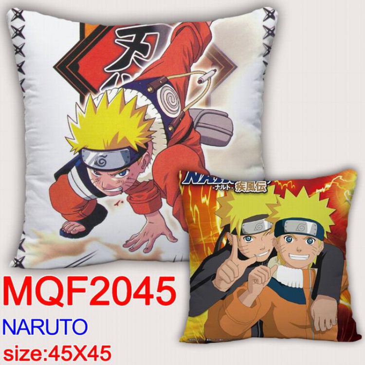 Naruto Double-sided full color pillow dragon ball 45X45CM MQF 2045