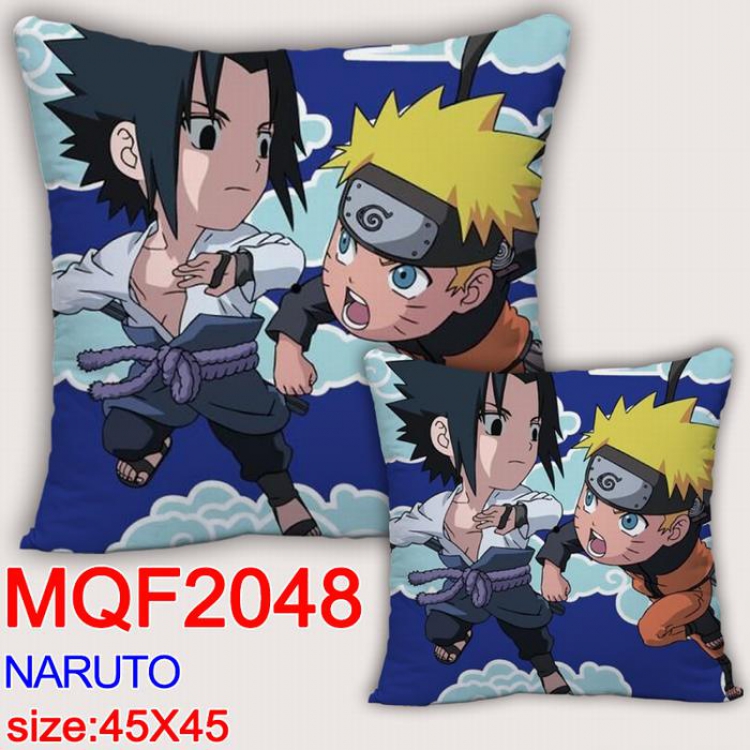Naruto Double-sided full color pillow dragon ball 45X45CM MQF 2048