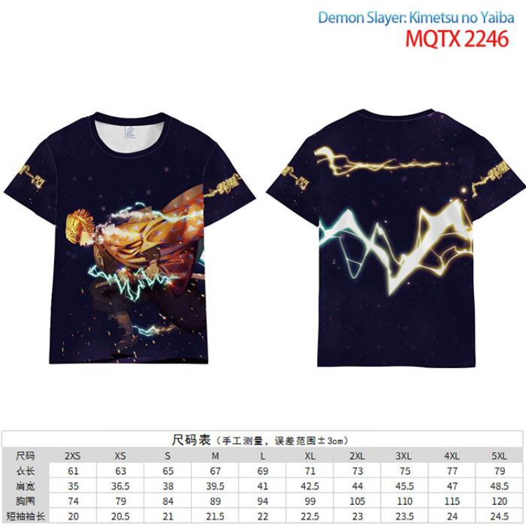 Demon Slayer Kimets Full color short sleeve t-shirt 10 sizes from 2XS to 5XL MQTX-2246