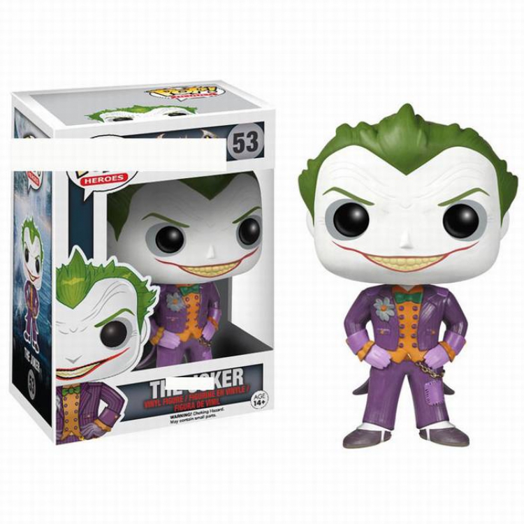 POP53 Joker Origin Movie purple Boxed Figure Decoration Model