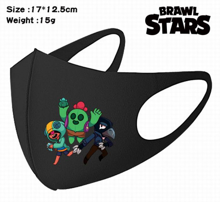 Brawl Stars-13A Black Anime color printing windproof dustproof breathable mask price for 5 pcs