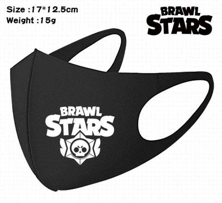 Brawl Stars-18A Black Anime color printing windproof dustproof breathable mask price for 5 pcs