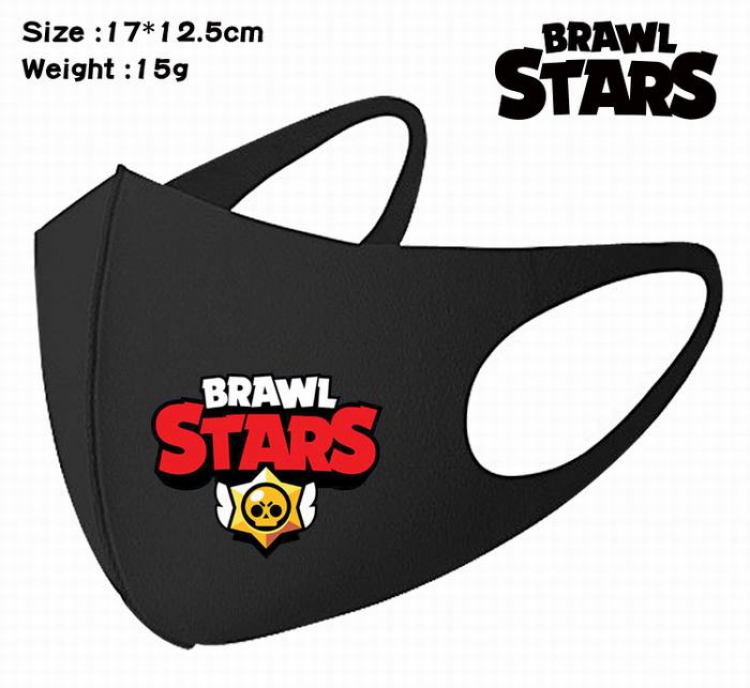 Brawl Stars-1A Black Anime color printing windproof dustproof breathable mask price for 5 pcs