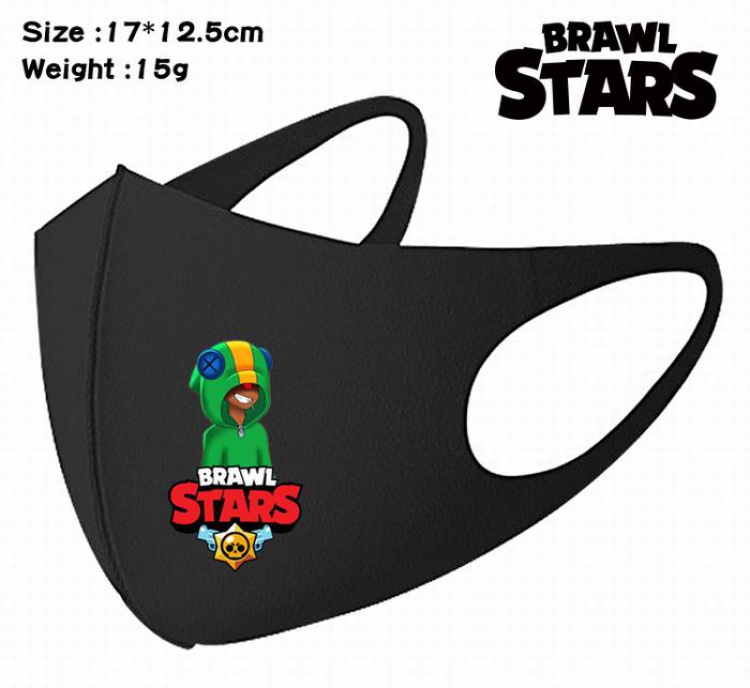 Brawl Stars-19A Black Anime color printing windproof dustproof breathable mask price for 5 pcs